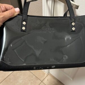 Black Leather Shoulder Bag